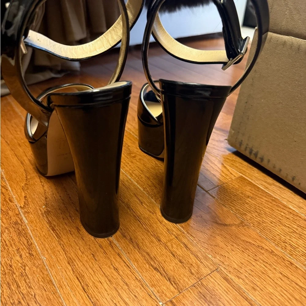 Giuseppe Zanotti Betty Black Platform Heels size 39 - Picture 6 of 6